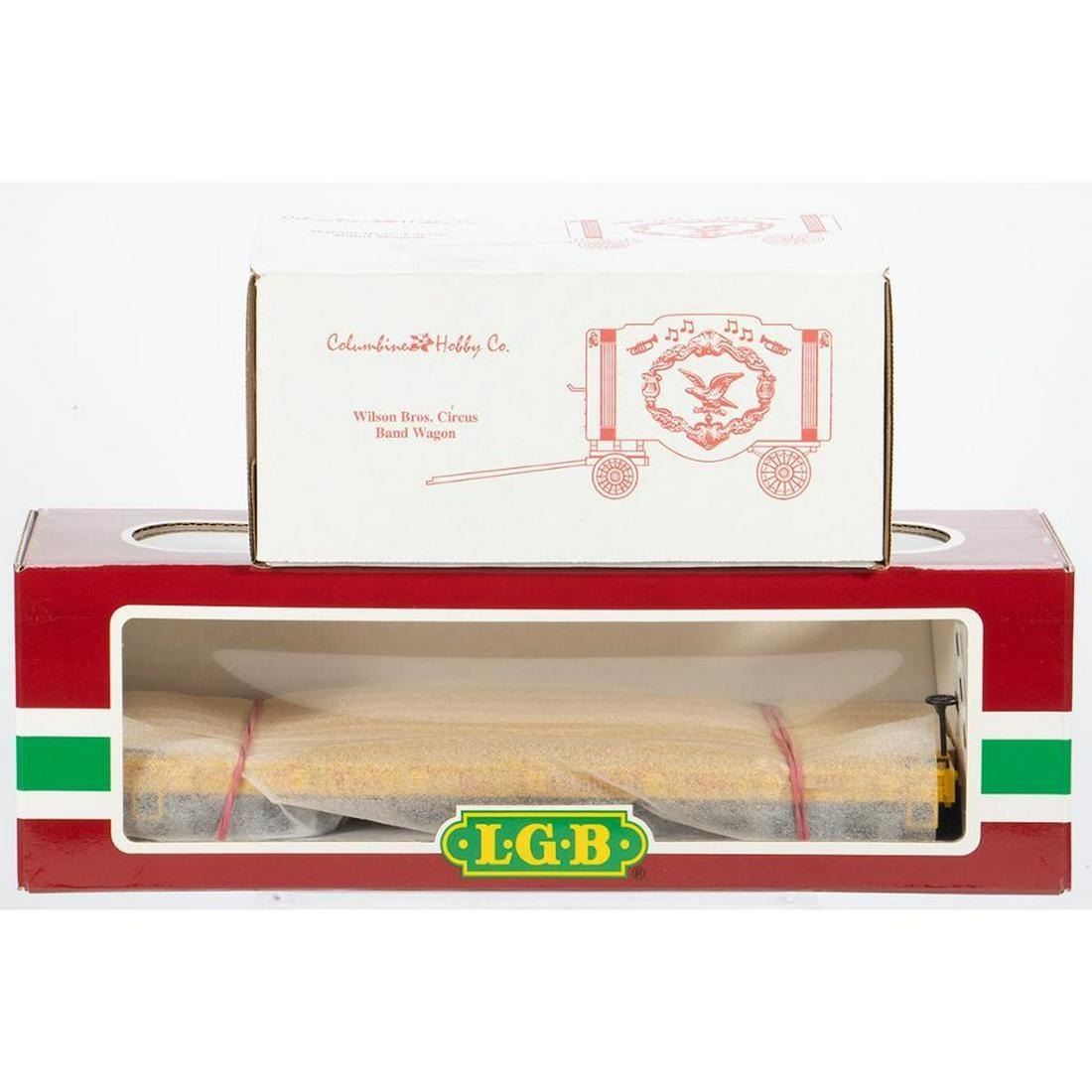 Wilson Brothers Circus Yellow Flat Band Wagon Car (1 of 3)