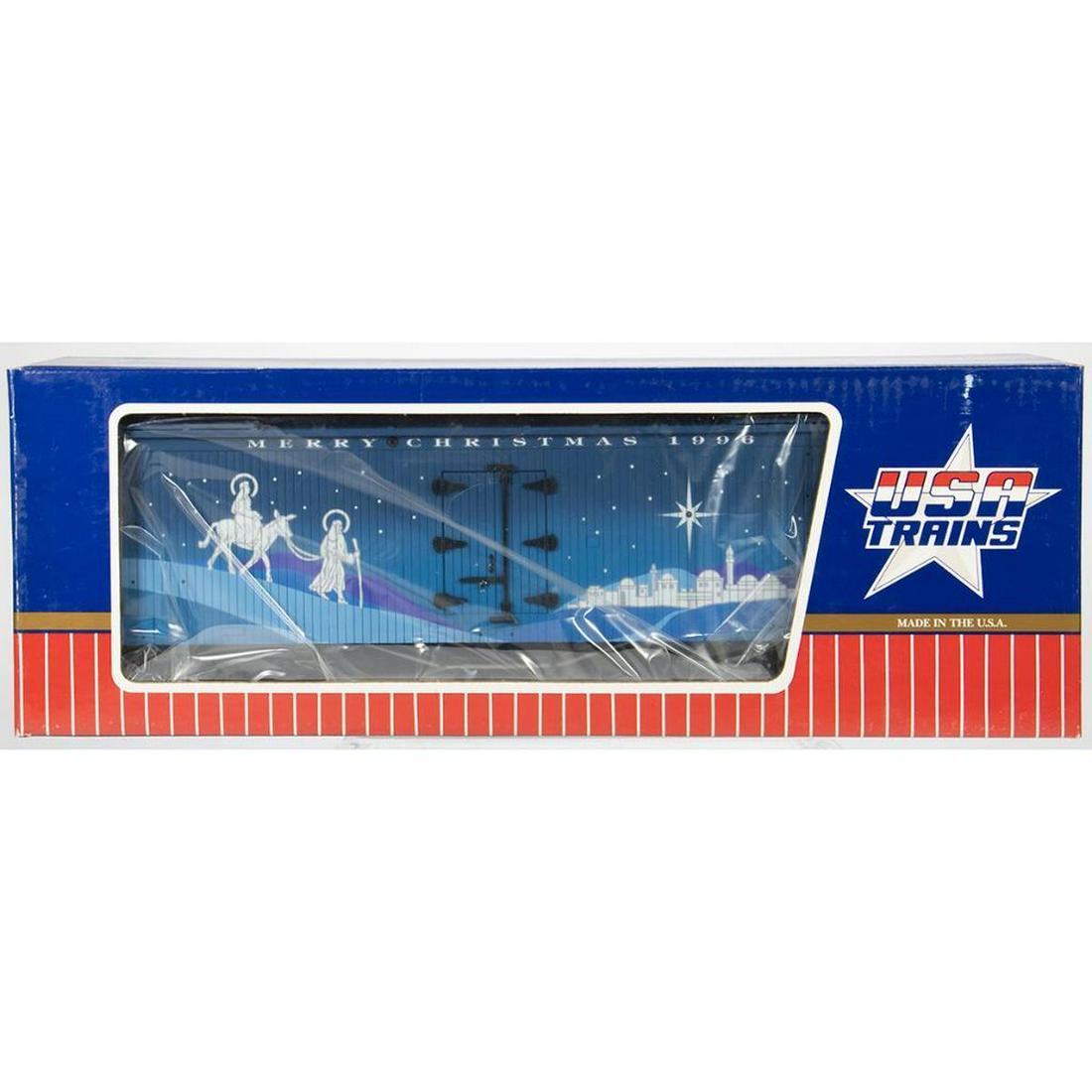 Christmas 1996 Reefer: Christmas 1996 Reefer USA Trains R13014 New Old Stock
