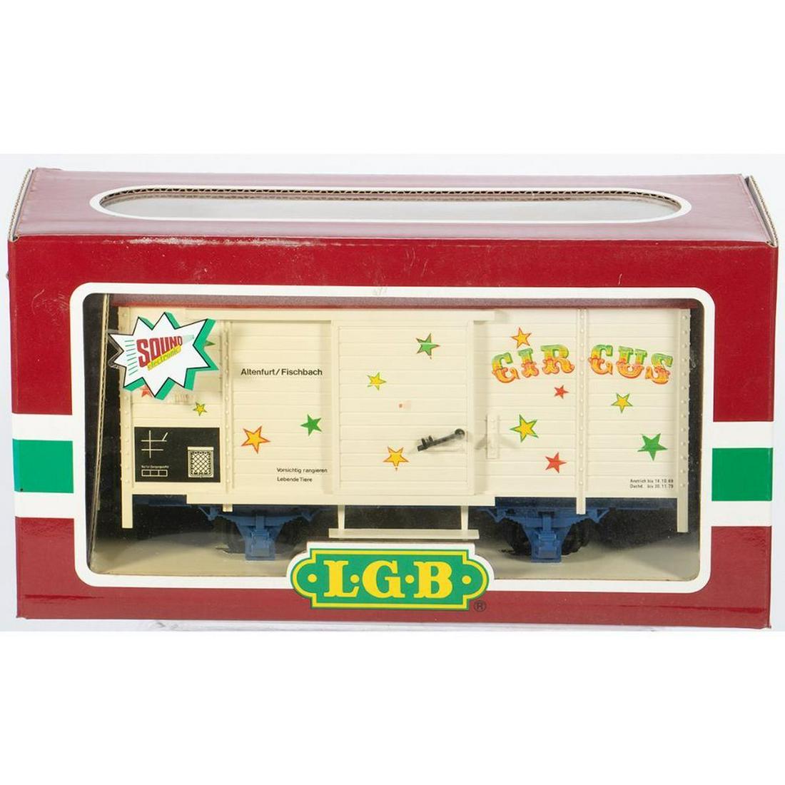 Circus Car with Sound: Circus Car with Sound LGB4136S New Old Stock