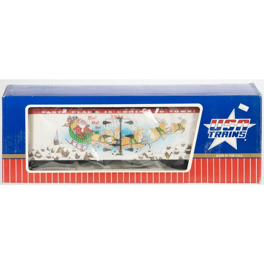 2004 Christmas Reefer: 2004 Christmas Reefer USA Trains R13022 New Old Stock