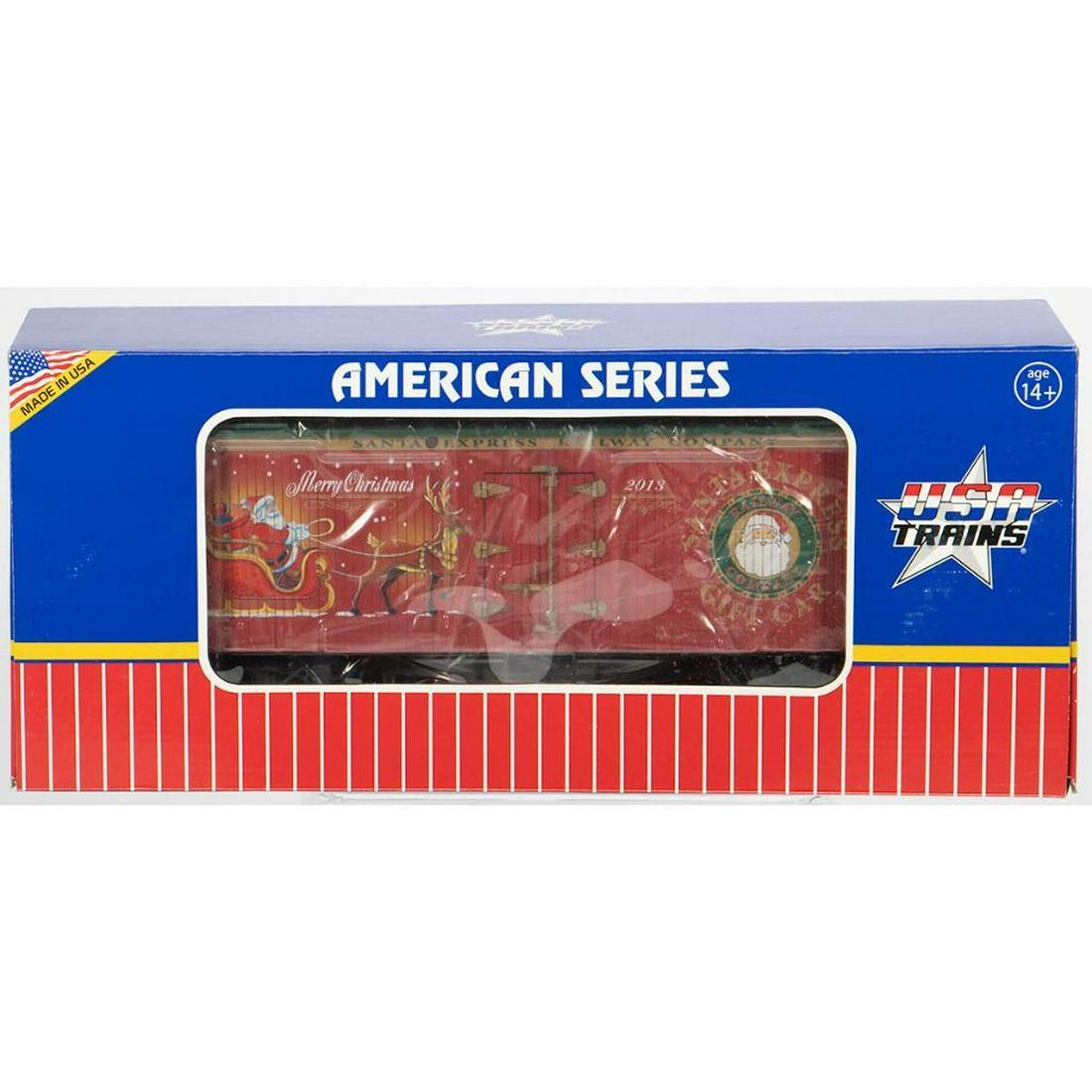 2013 Christmas Reefer: 2013 Christmas Reefer USA Trains R13031 New Old Stock