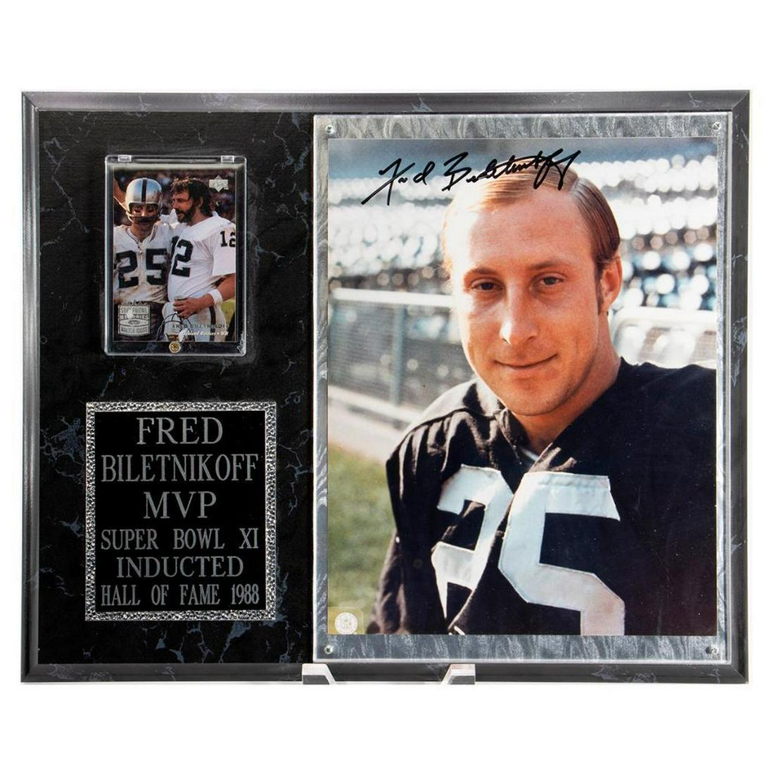 Fred Biletnikoff Autographed Photograph (1 of 4)