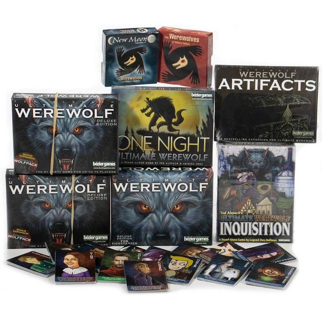 Boardgames: bezier games : Ultimate Werewolf : Deluxe Edition : Bonus Expansion : Open 2014 bezier games : Ultimate Werewolf : Deluxe Edition : Bonus Expansion : Open 2014 bezier games : Ultimate Werewolf : Delux