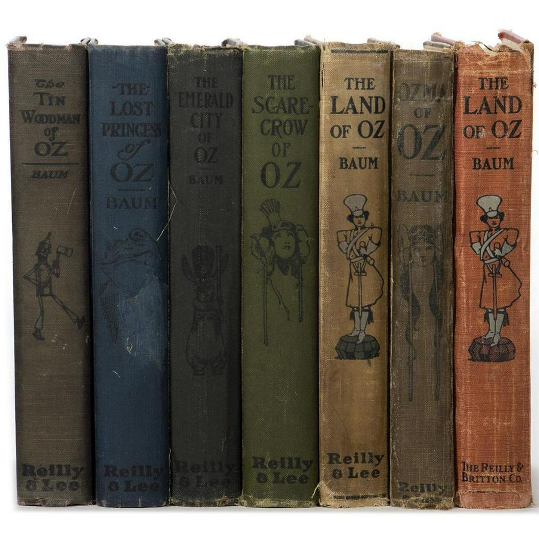 Collection of Seven earlier L. Frank Baum Oz Books (1 of 14)