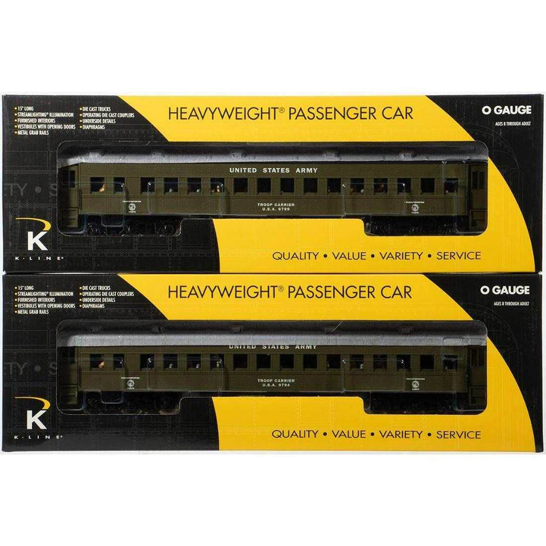 K-Line Army Troop Train 2-Pack (1 of 1)