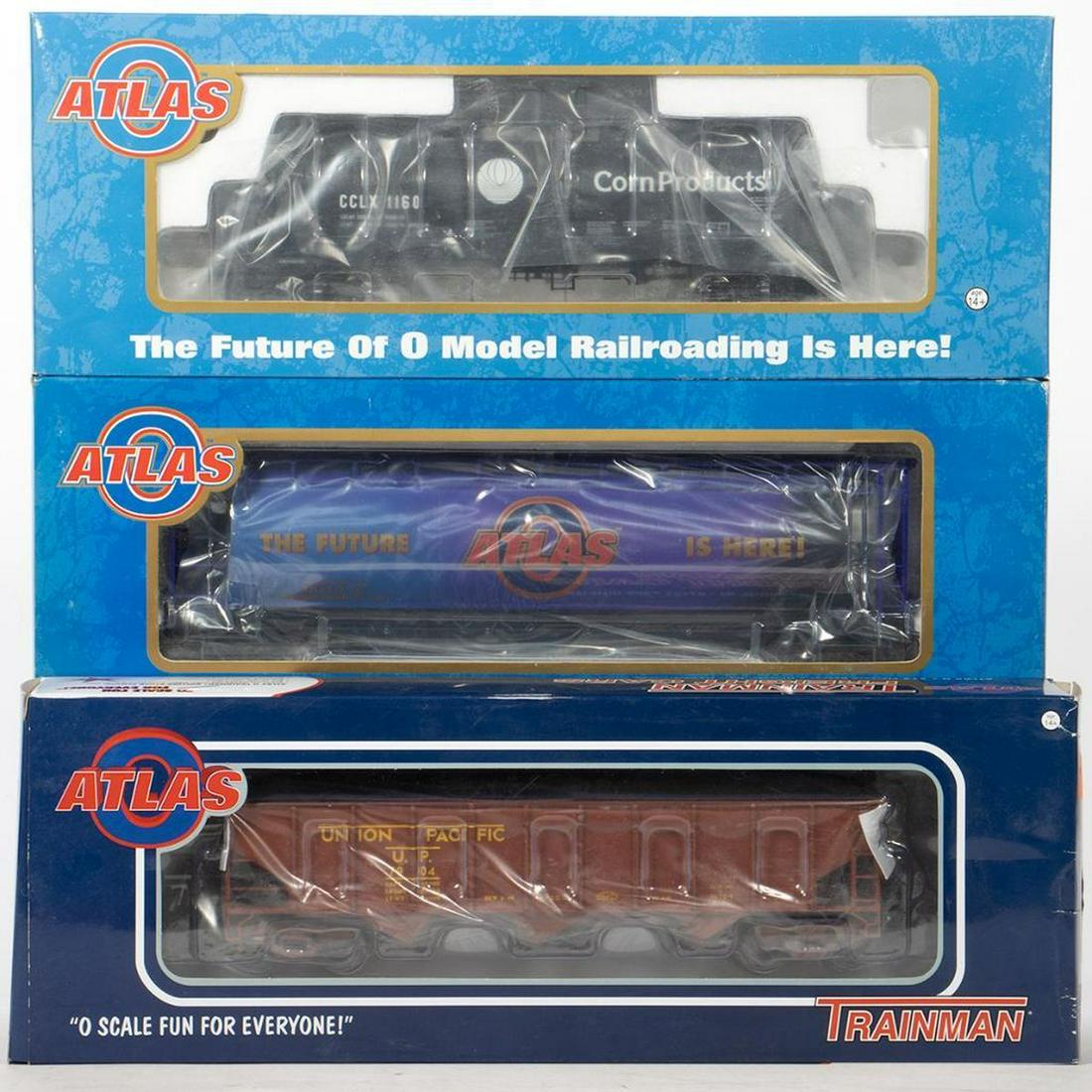 Atlas O Gauge. Tank Car, Hoppers. Corn Prod., ACF, UP (1 of 1)