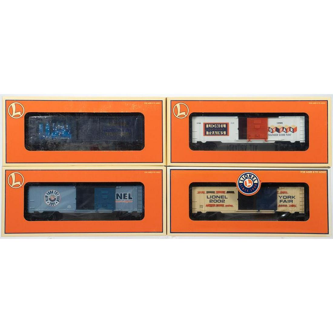 Lionel 1999 through 2002 Toy Fair Box Cars (1 of 1)