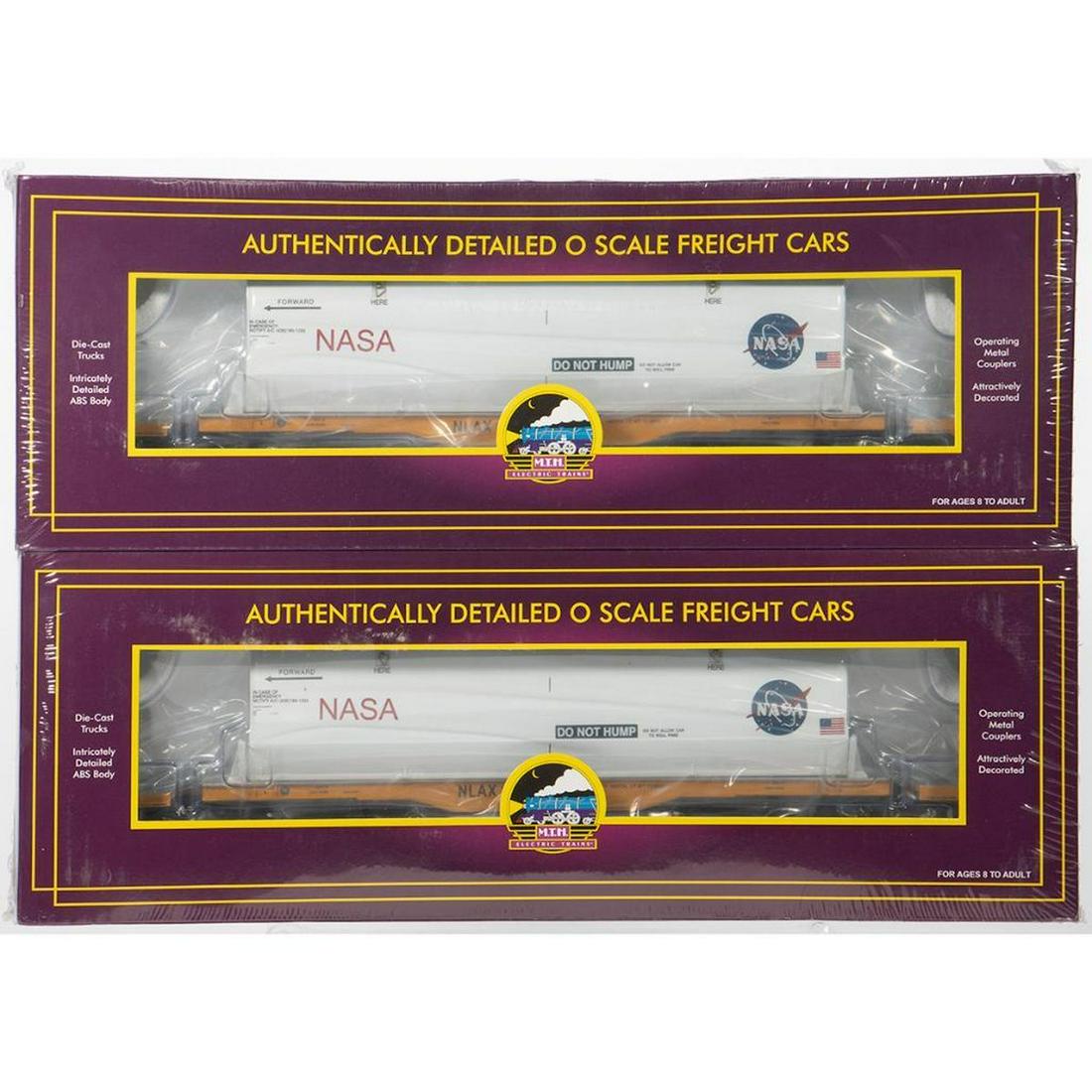 MTH NASA Flat Car Set in Shrink Wrap (1 of 1)
