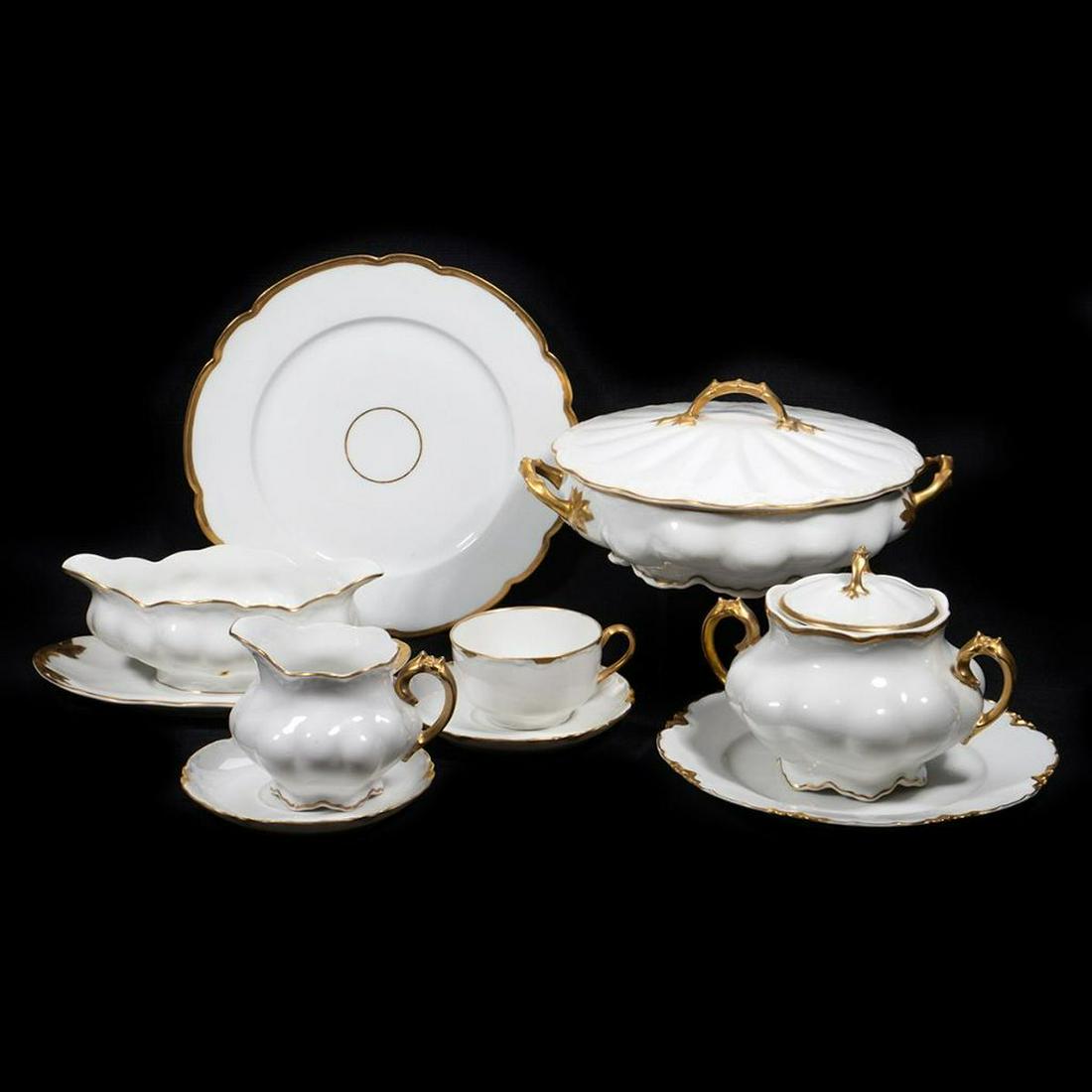 A Large Collection of Limoges Porcelain Dinner Ware (1 of 5)