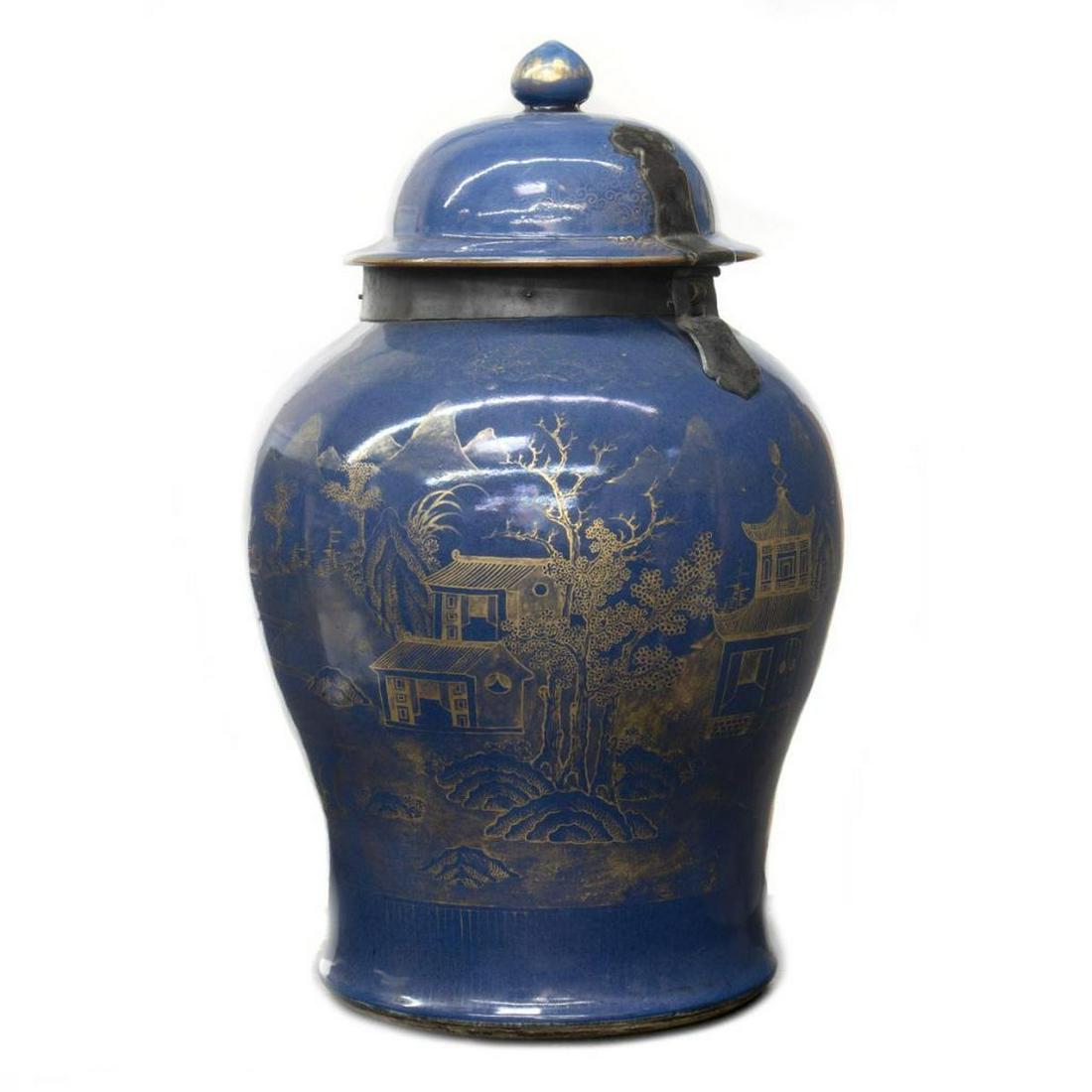 Chinese Hinged-Lid Jar, Late 18th/Early 19th Century (1 of 4)