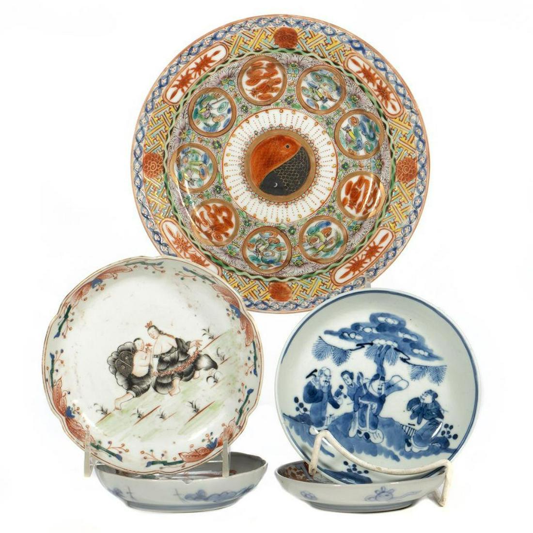 Group of Five Asian Dishes, 19th/Early 20th Century (1 of 6)