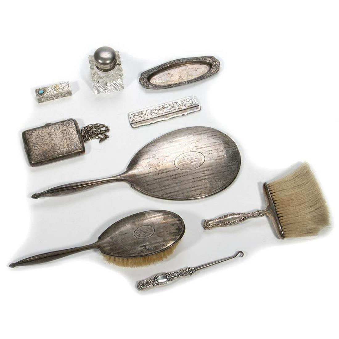 Sterling Dressing Table Articles (1 of 8)