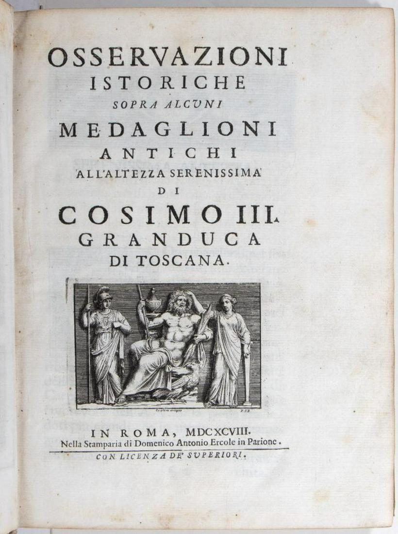 Osservazioni Istoriche, Filippo Buonarroti, 1698 (1 of 10)