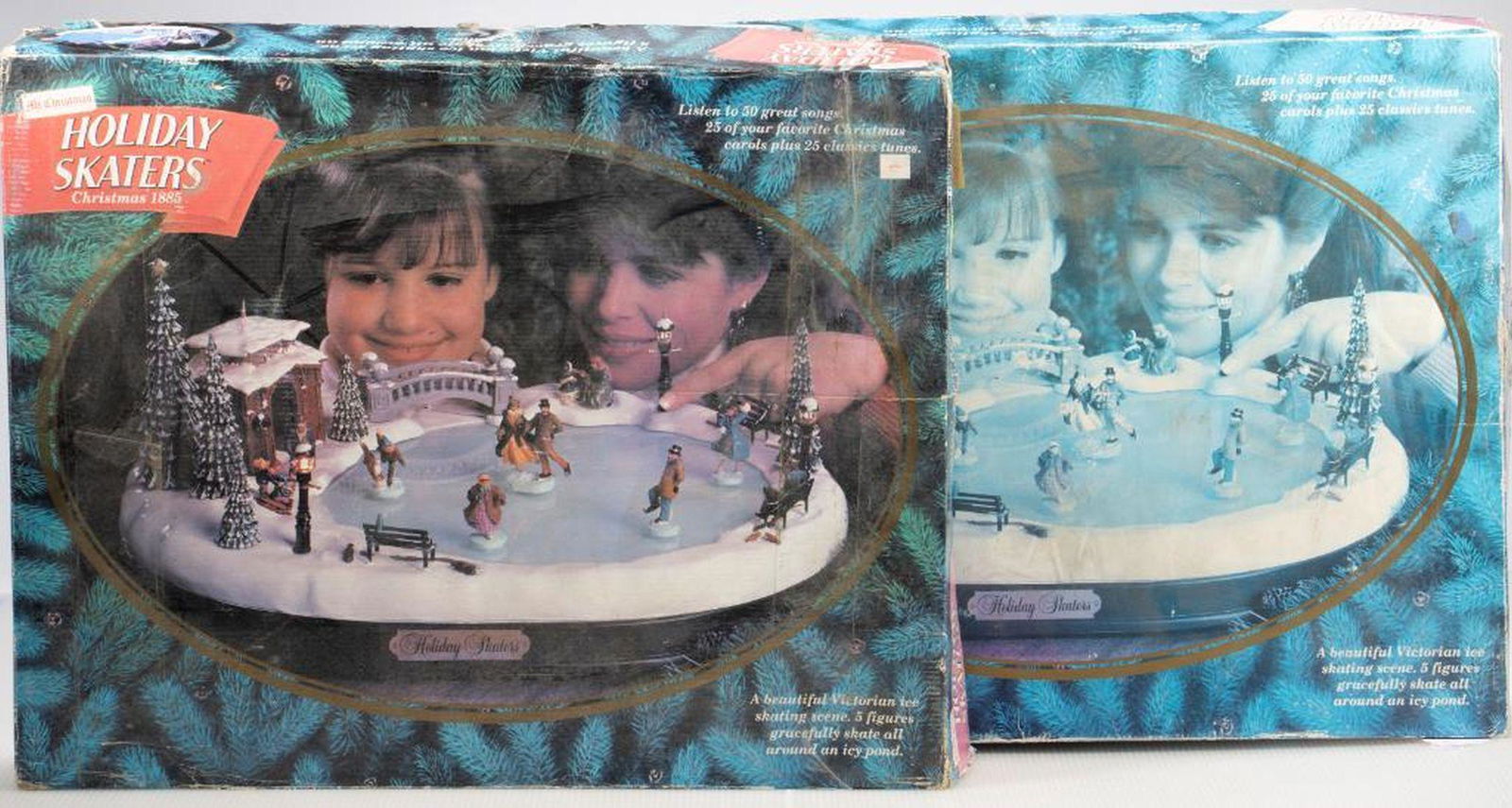 Animated holiday skaters- two boxed sets (1 of 3)