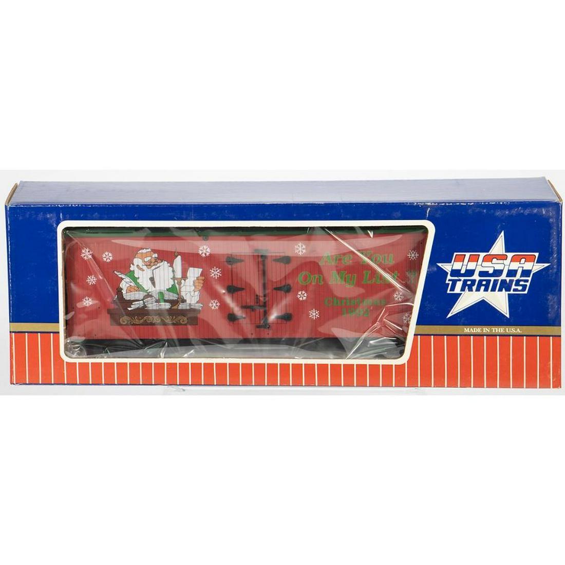 1992 Christmas Reefer: 1992 Christmas Reefer; USA Trains; R-1301; New Old Stock