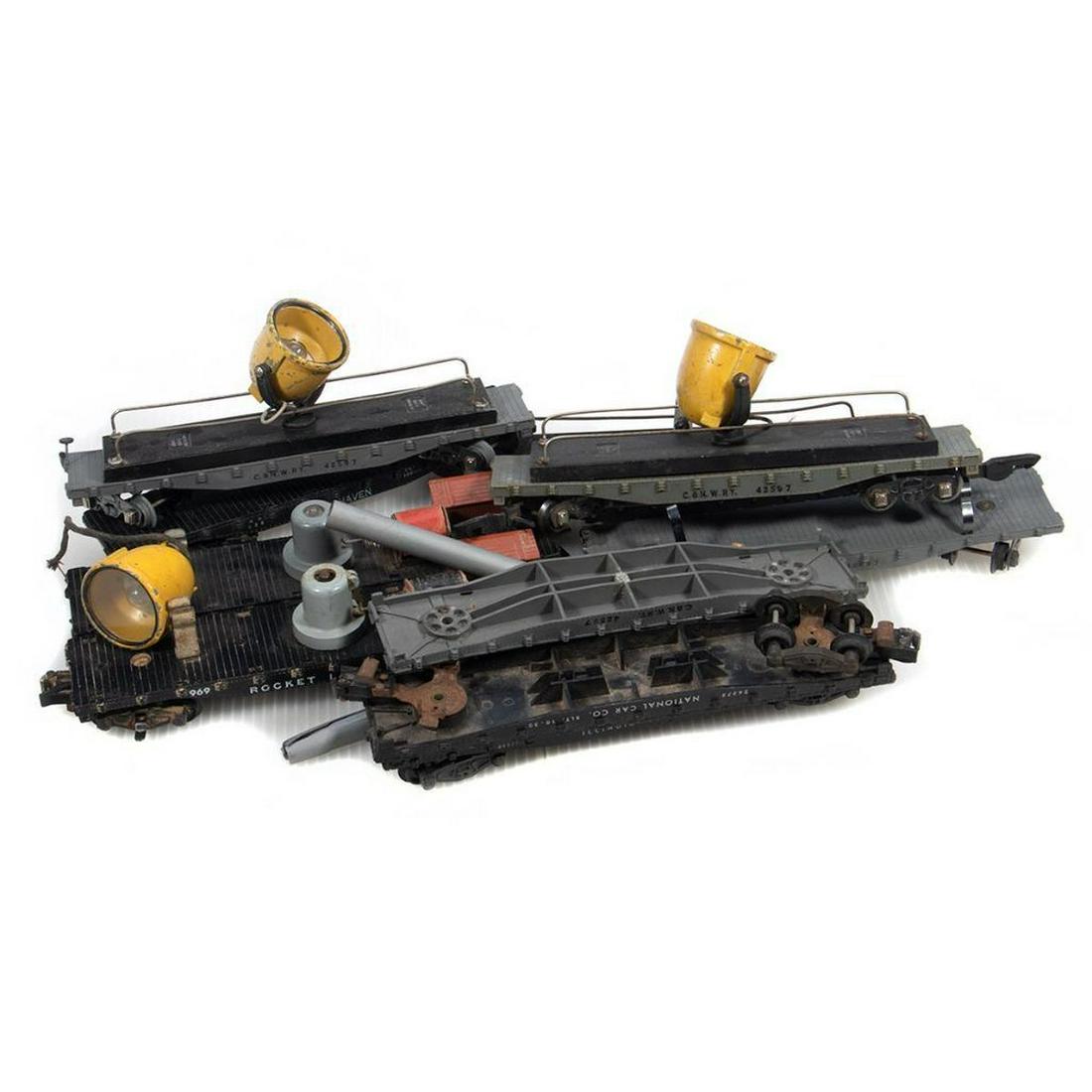 American Flyer S gauge Flat Cars/parts (1 of 2)