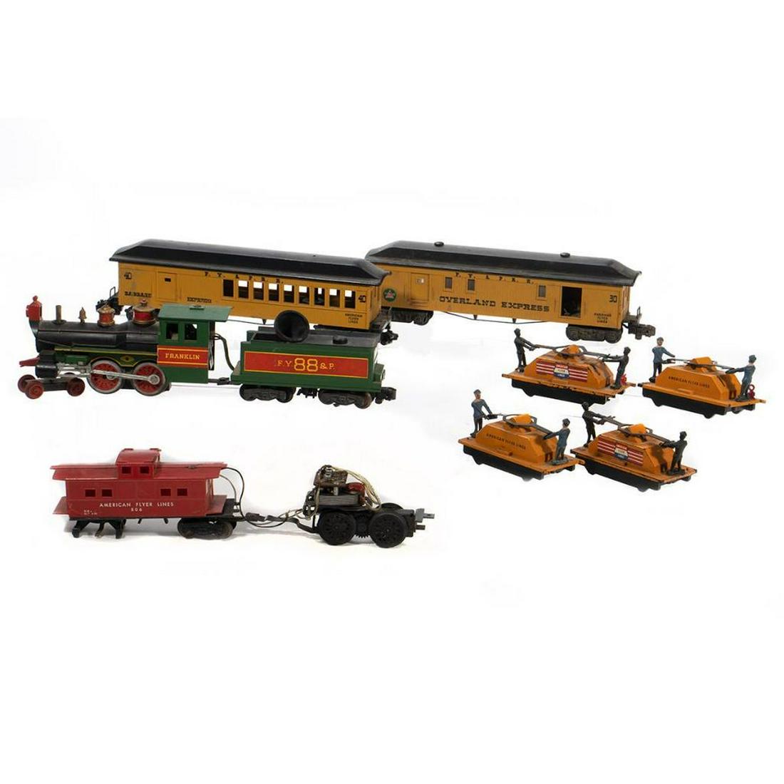 American Flyer S Gauge Hand Car and FY&P Parts (1 of 4)