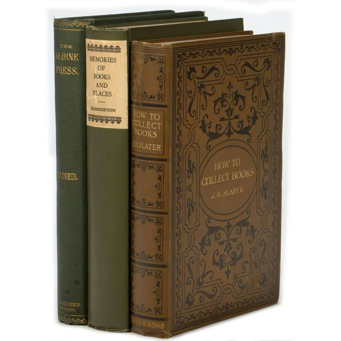 3 Books on Books, incl. Goldsmid's Aldine Press (1 of 8)