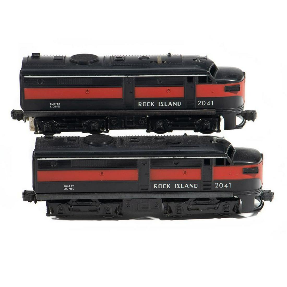 Lionel 2041 Rock Island Alco A-A Diesel Locomotives (1 of 4)