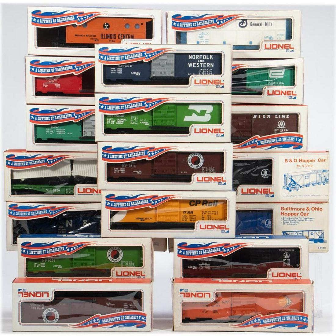Lionel 18 Freight Cars in "Lifetime of Railroading" (1 of 4)