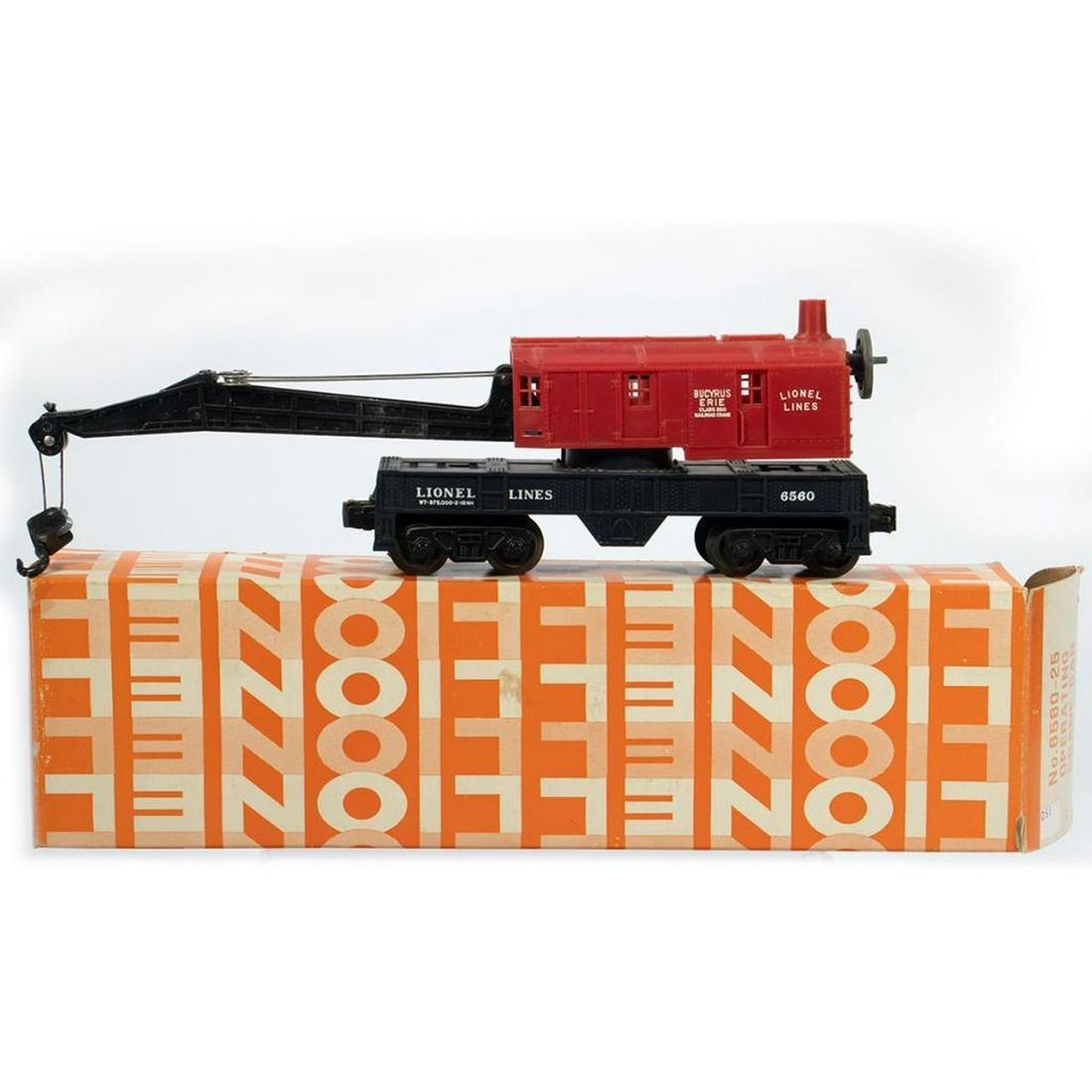 Lionel Postwar 6560-25 Operating Crane Car in "The (1 of 3)