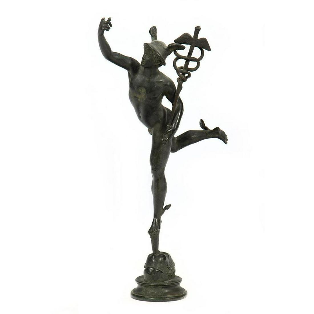 Bronze Mercury Figure, Late 19th Century (1 of 7)
