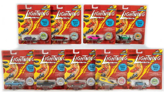 (12) Johnny Lightning Commerative Cars - Challengers, 1995: All on original cards