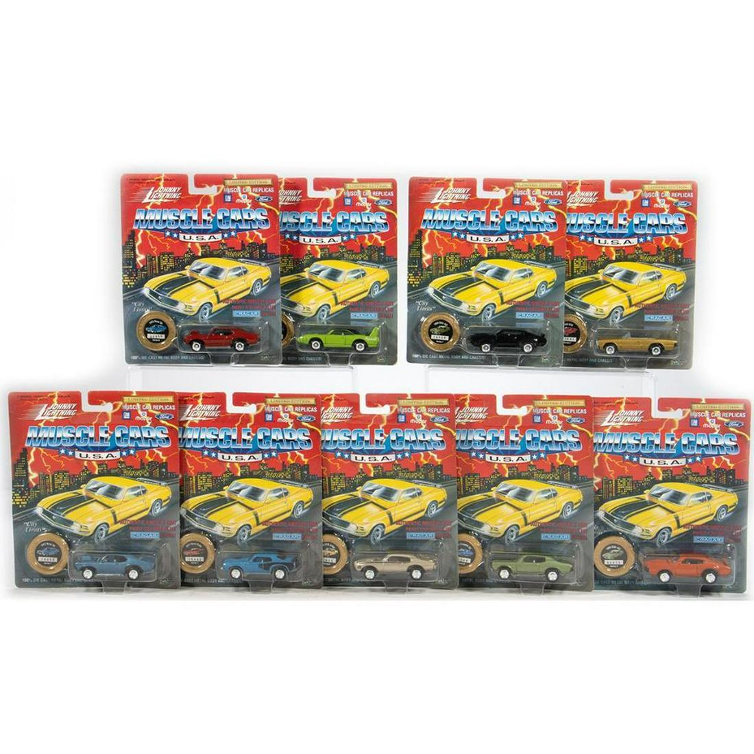 (20) Johnny Lightning Muscle Cars (c) 1994: Series 7 and 8. All on original unopened cards. (1 of 8)