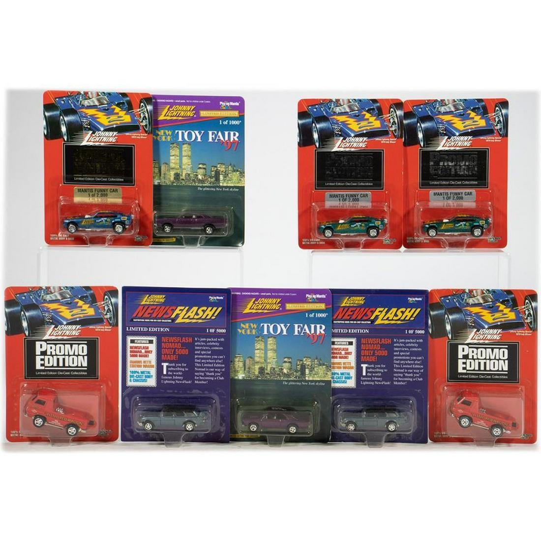 (15) Johnny Lightning Toy Fair, Special Edition, News Flash and Promo Edition Cars. On original (1 of 6)