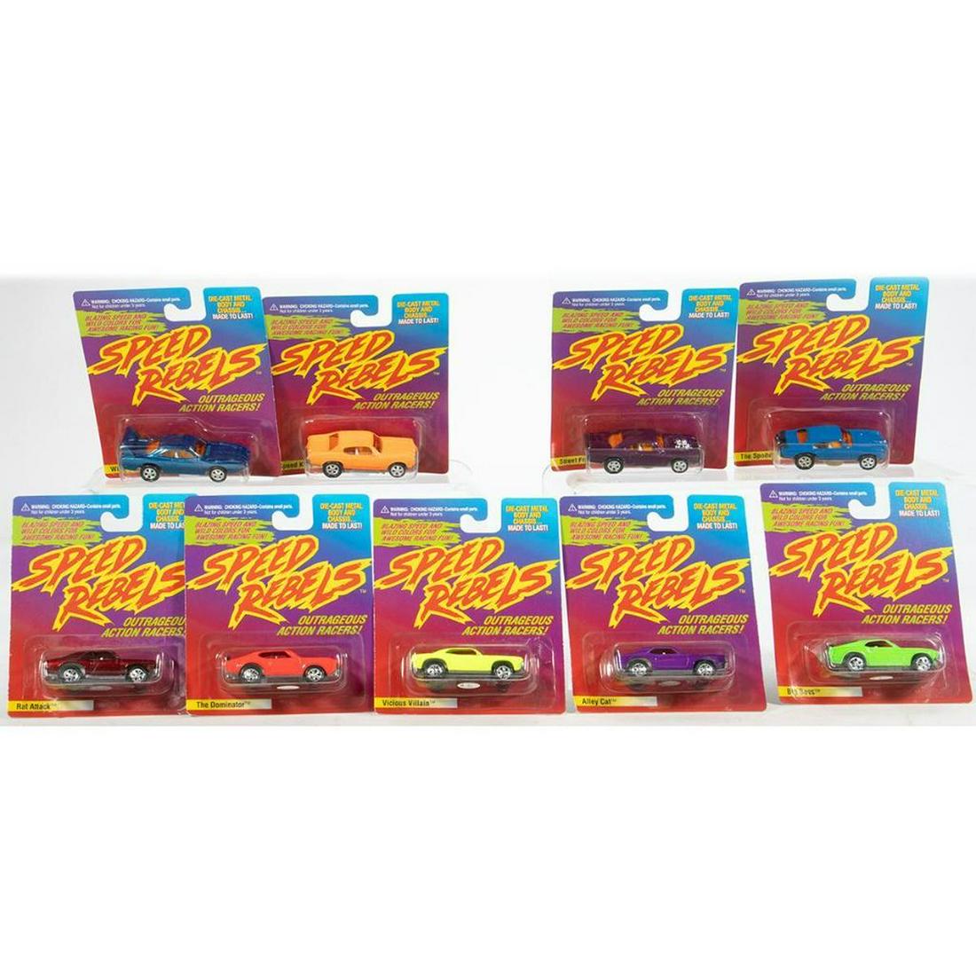 (8) Lionel Revolvers and (9) Speed Rebels. On original unopened cards. (1 of 9)