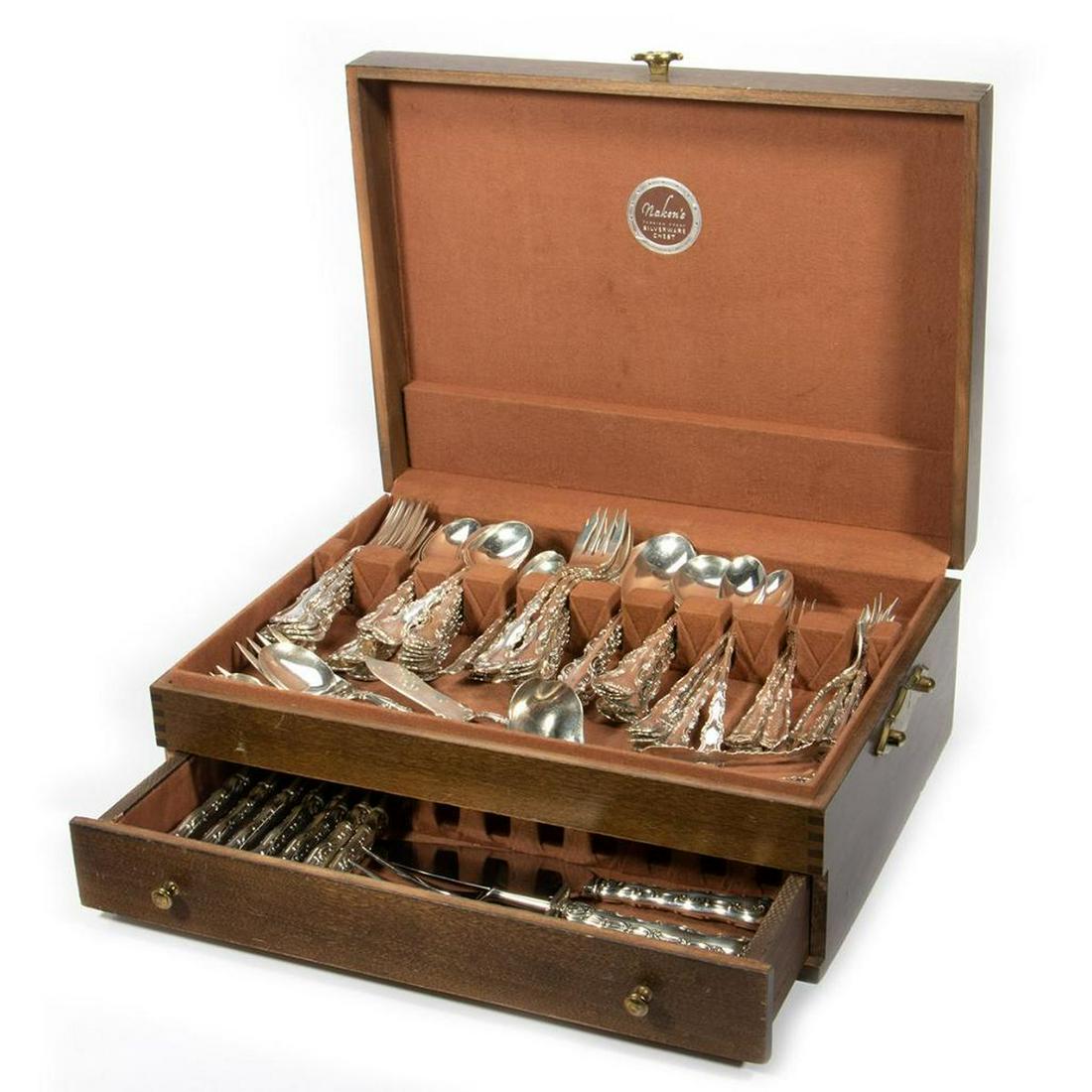 Set of 20 c. Gorham Sterling Flatware and Serving Pieces (1 of 4)