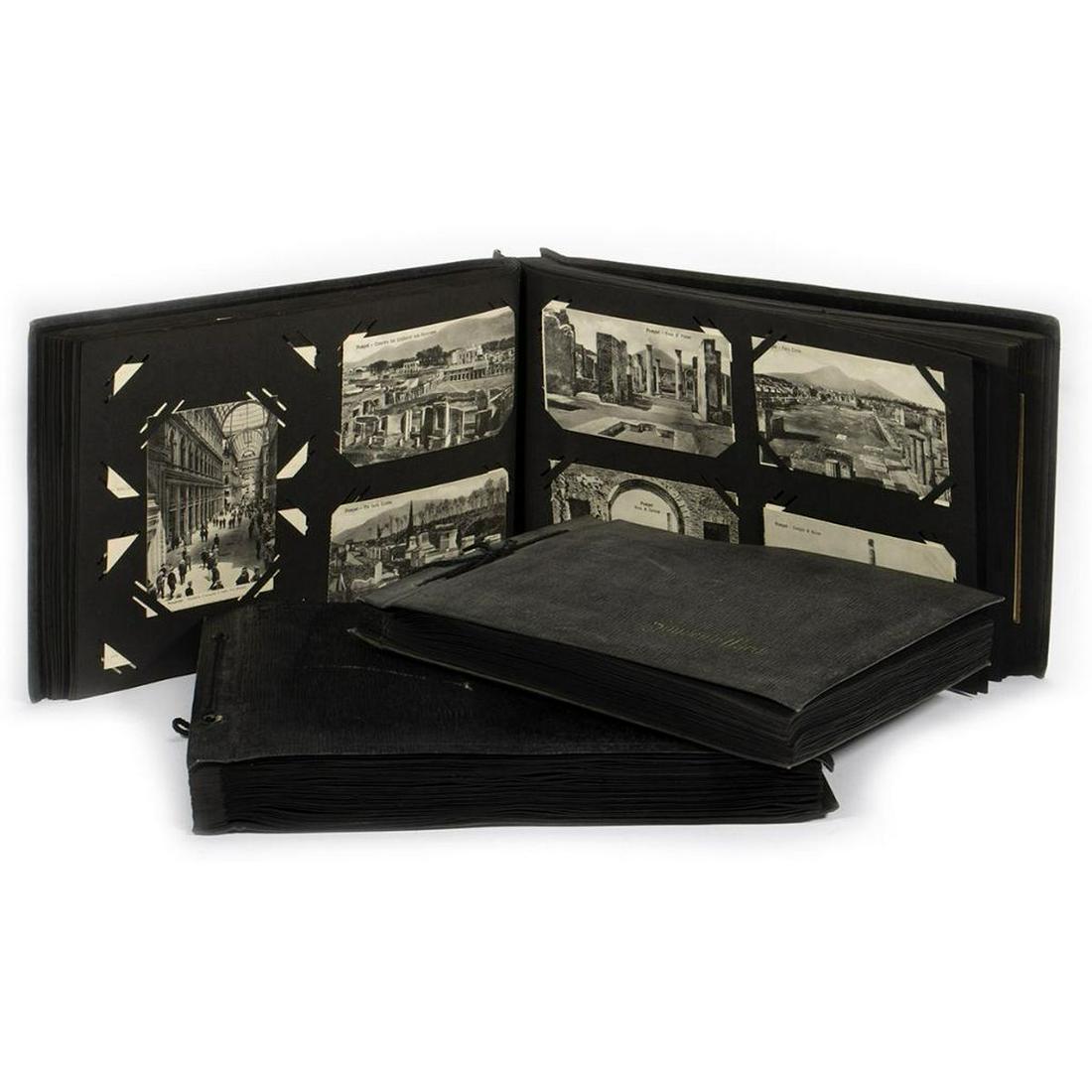 Group of 3 European Postcard, Photo, Ephemera Albums, c. 1920s (1 of 7)