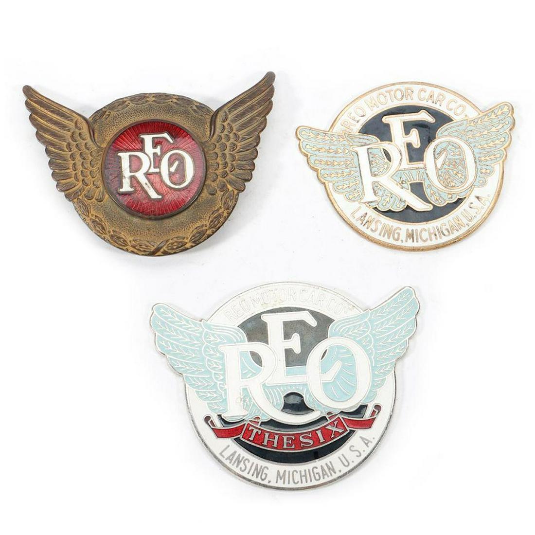 REO Motor Car Co. Badges. (1 of 5)