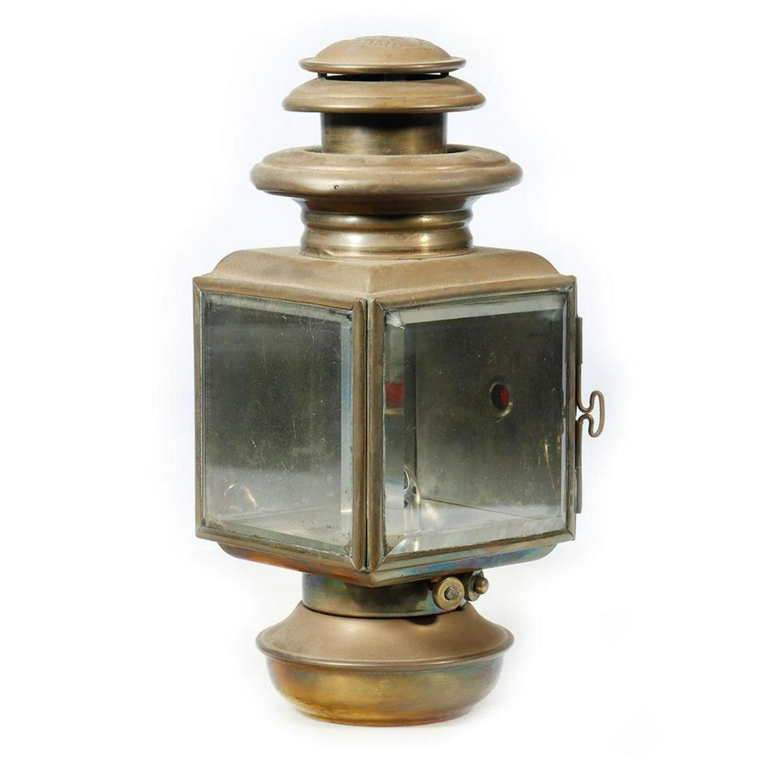 Antique Brass Automobile Lamps. Maxwell No. 11 Side Lamp (1 of 3)