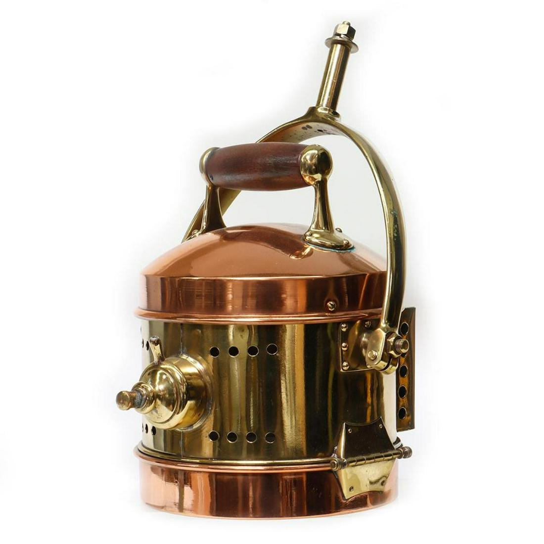 Phoenix / International Auto Supply Company / New York London Paris. Copper and Brass Light (1 of 2)