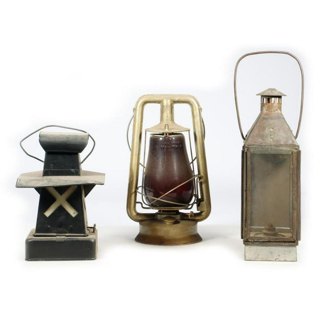 Three Lanterns: Dietz and two unmarked. (1 of 3)