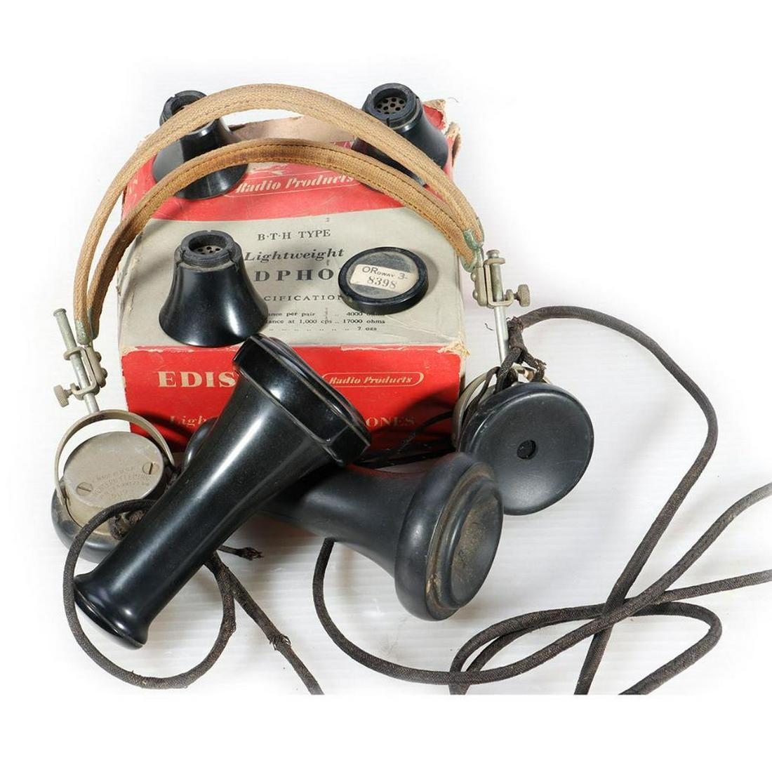 Antique Telephone Parts and Headsets Jul 30, 2022 Turner Auctions