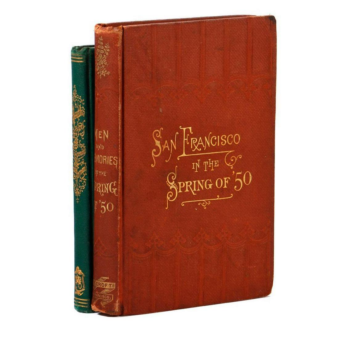 SAN FRANCISCO IN THE SPRING OF '50, SIGNED BY USS SARANAC SURGEON. (1 of 7)