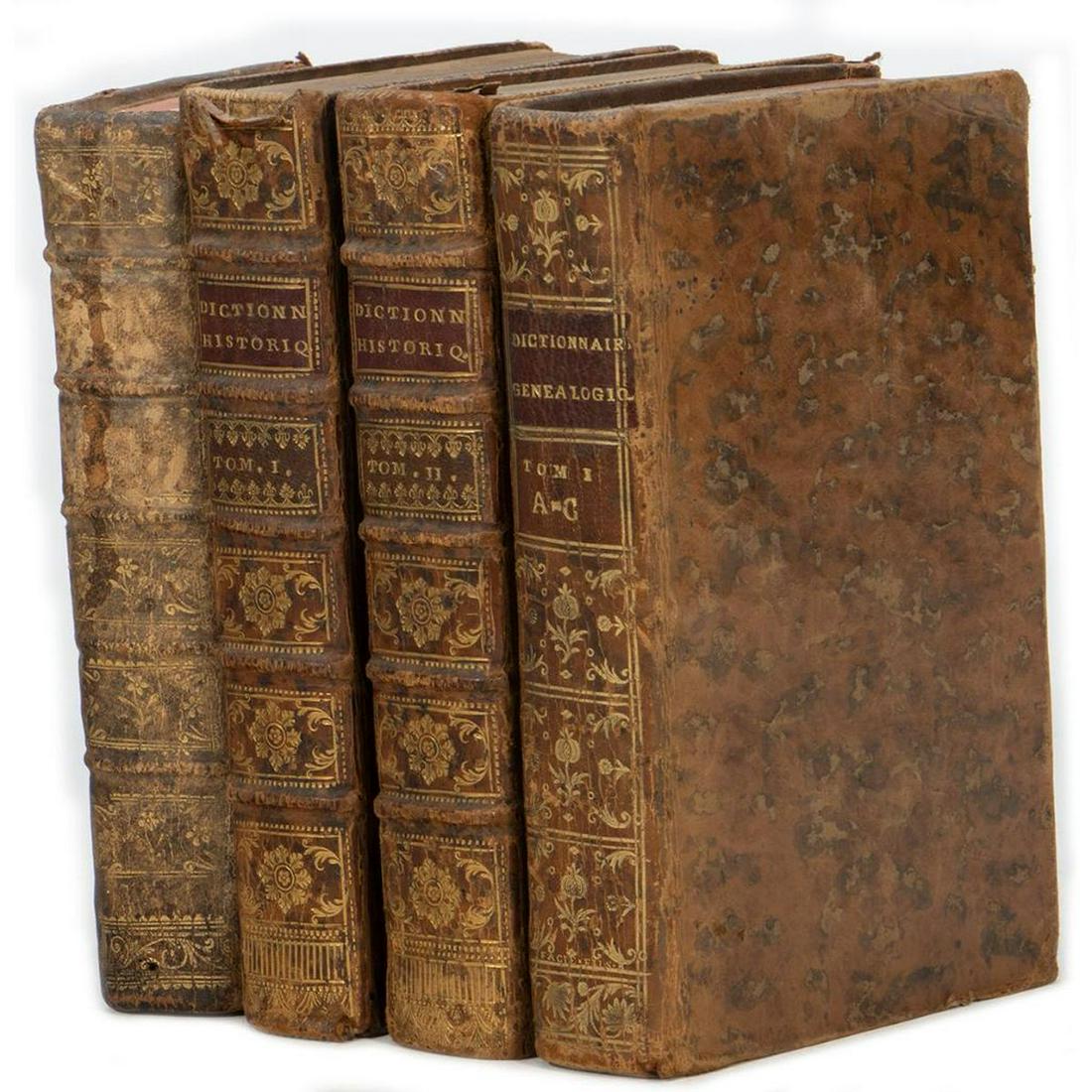 French 18th Century Volumes on History (4). (1 of 8)