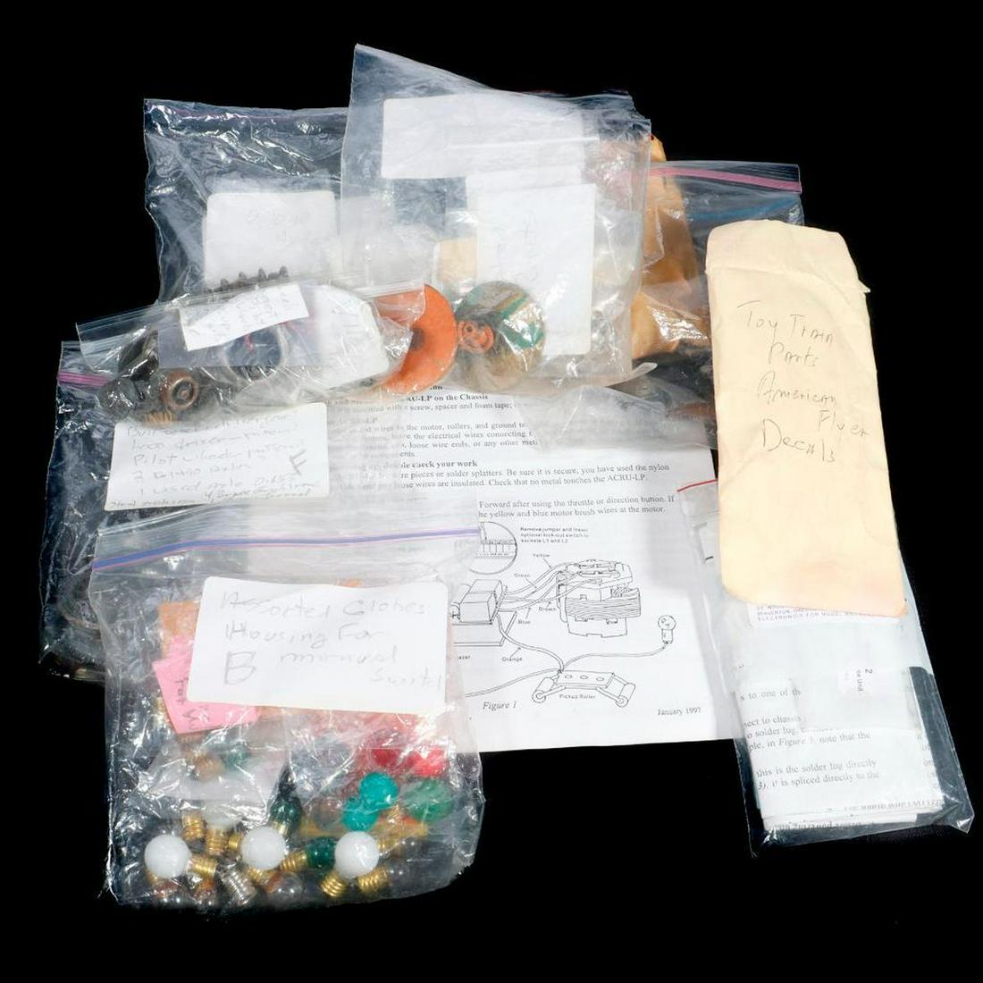 Parts for maintenance and from the locomotive restoration work. (1 of 3)