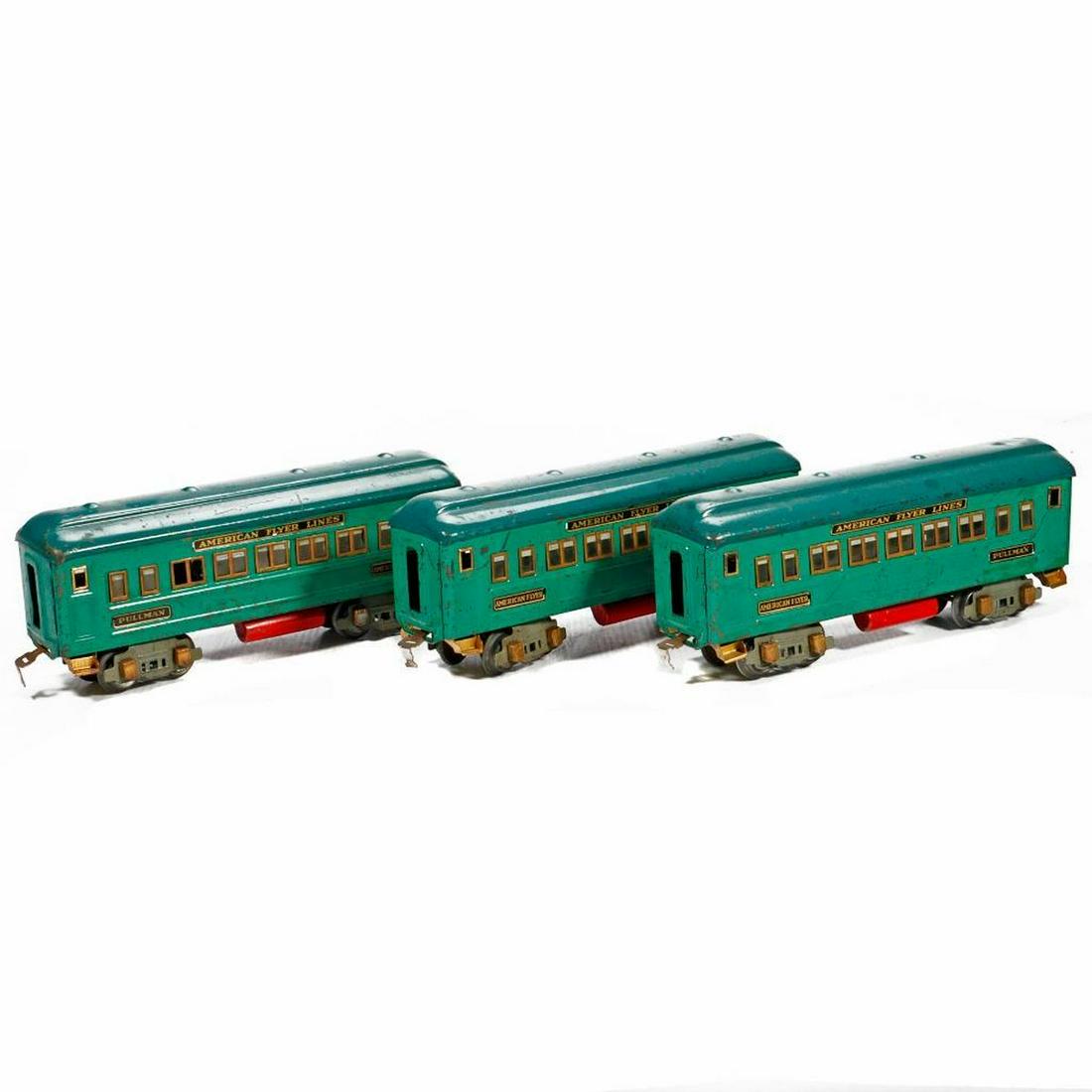 American Flyer O Gauge Blue Passenger Set (1 of 4)
