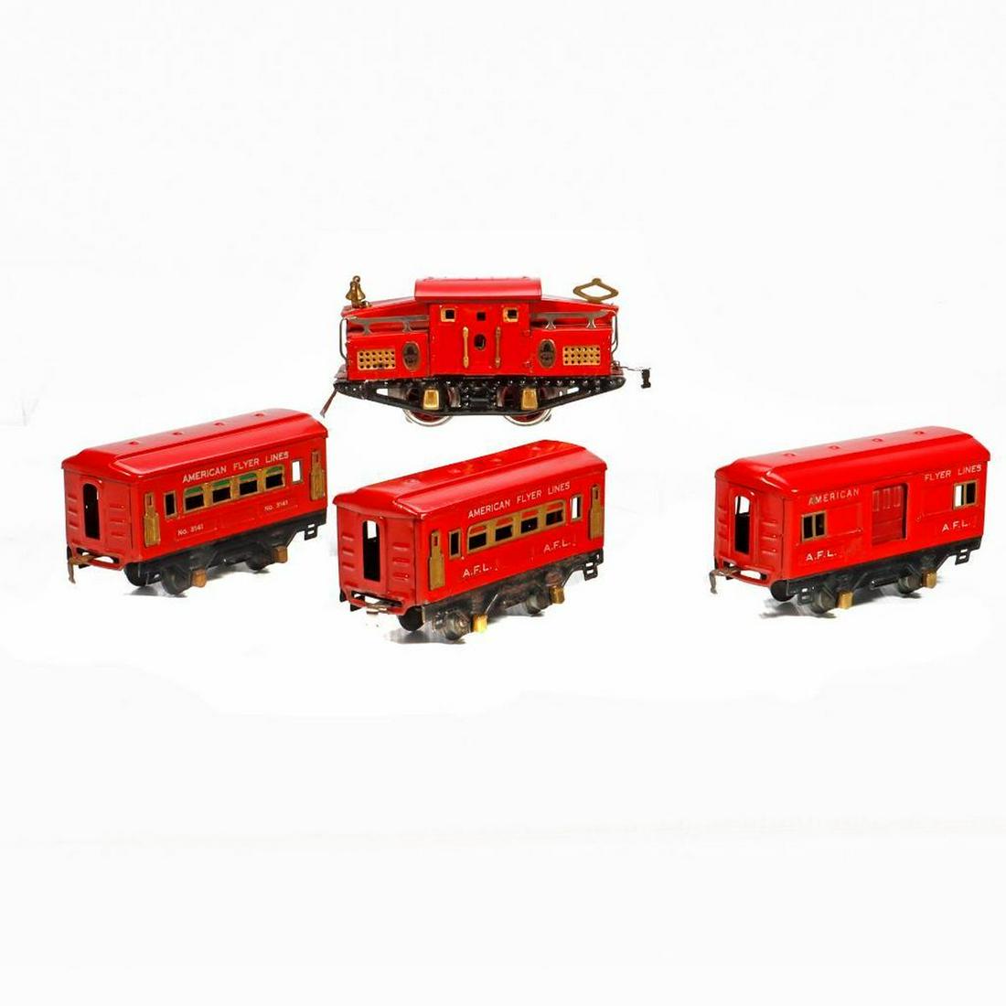 American Flyer O Gauge Red Passenger Set (1 of 5)