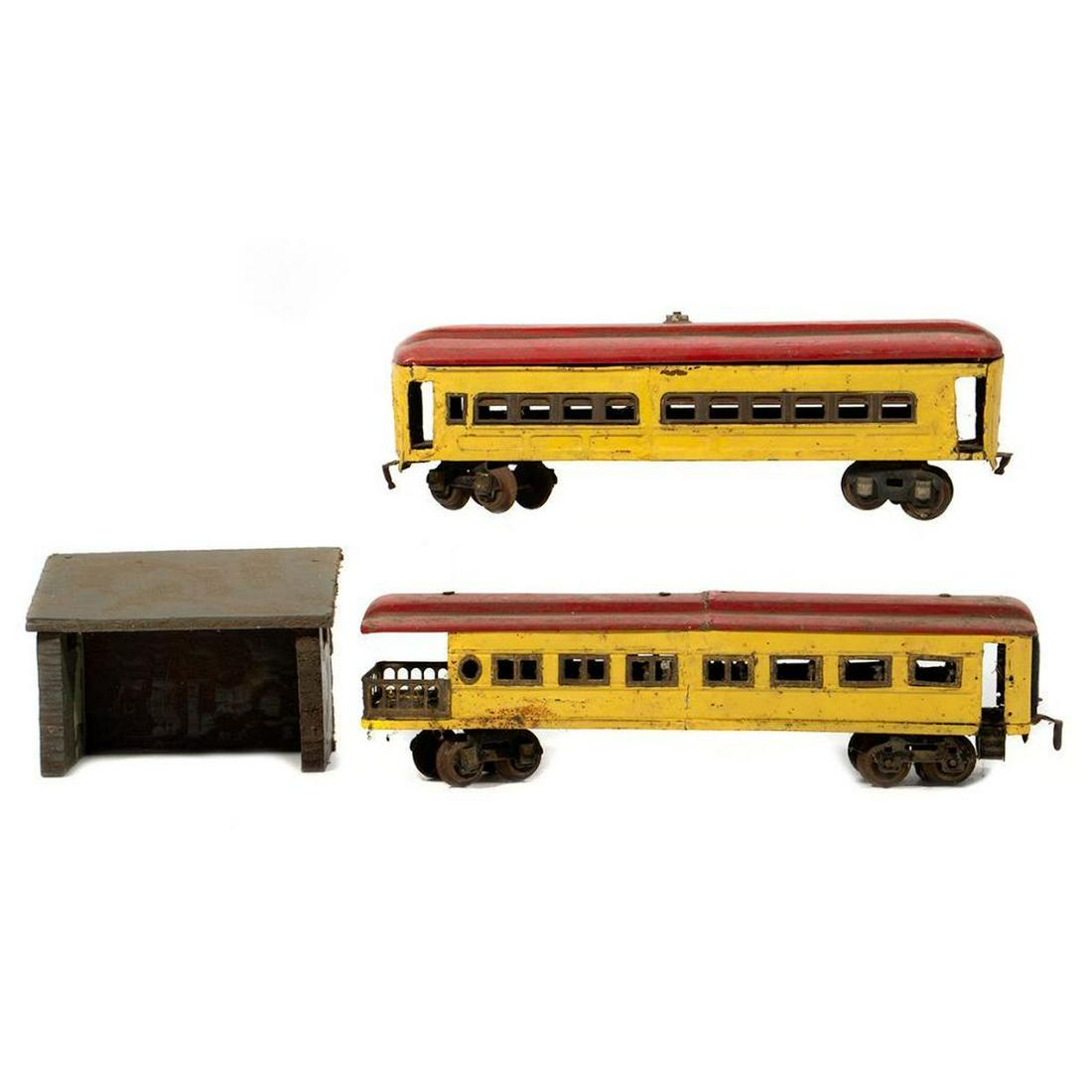 Home Made Passenger Cars and Station (1 of 4)