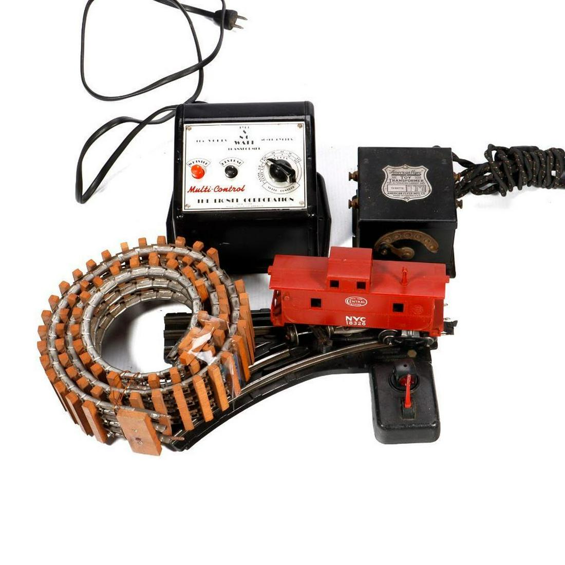 Lnl Type S Xfmr, 042 Sw, AF 1250 Xfmr, Parfait Flex Trk, Marx Cab (1 of 4)