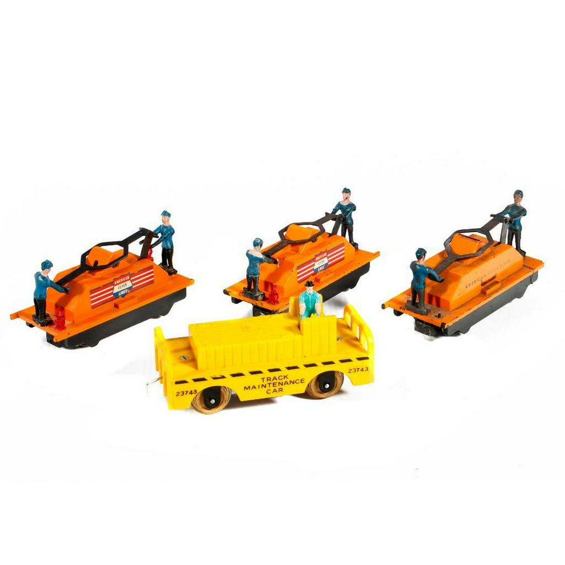 AF S Ga Motorized Units - 3 Handcars & Track Maint Car (1 of 3)