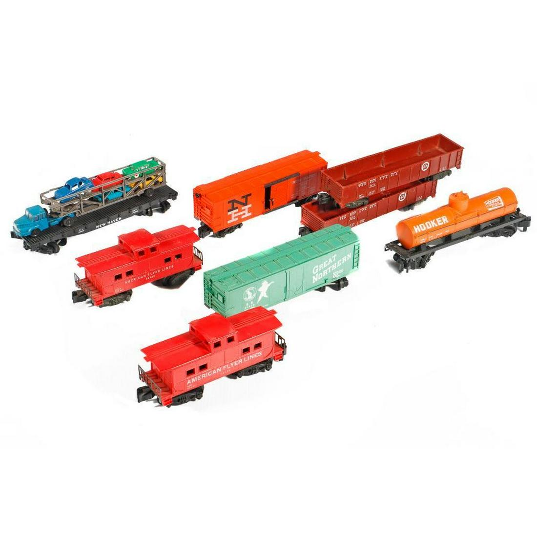 17 AF S Ga Pike Master and Solid Knuckle Coupler Freight Cars (1 of 4)