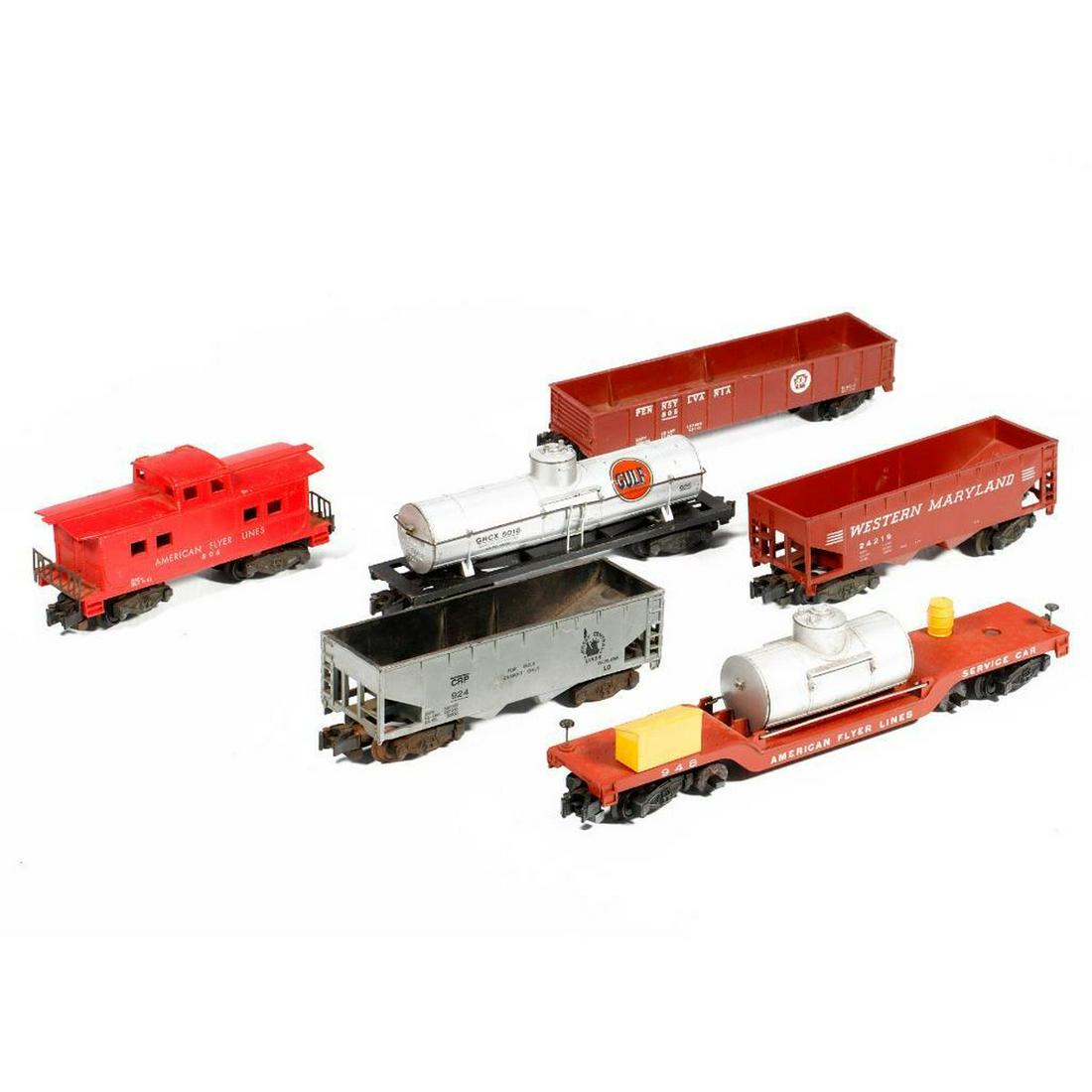 12 American Flyer S Gauge Knuckle Coupler Freight Cars (1 of 4)