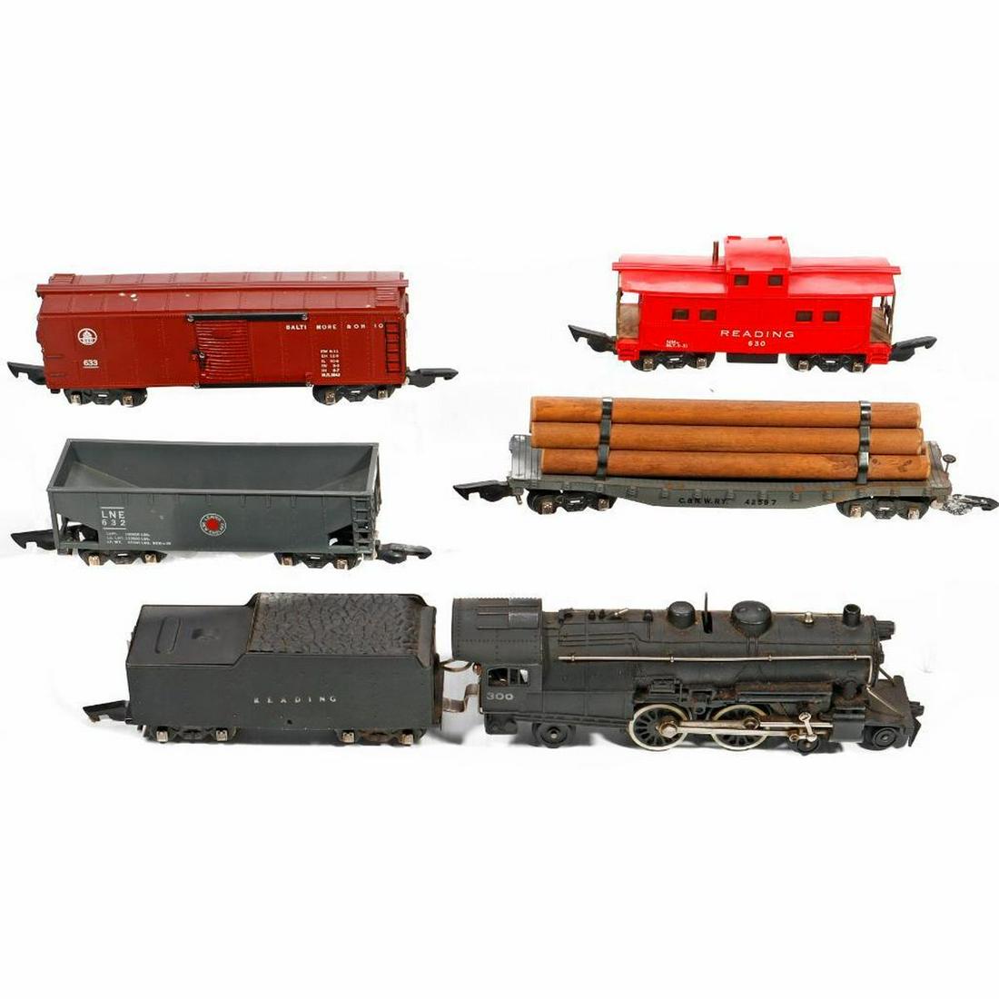AF S Gauge 1947 Set 4610 Atlantic Loco, 4 cars, track (1 of 7)