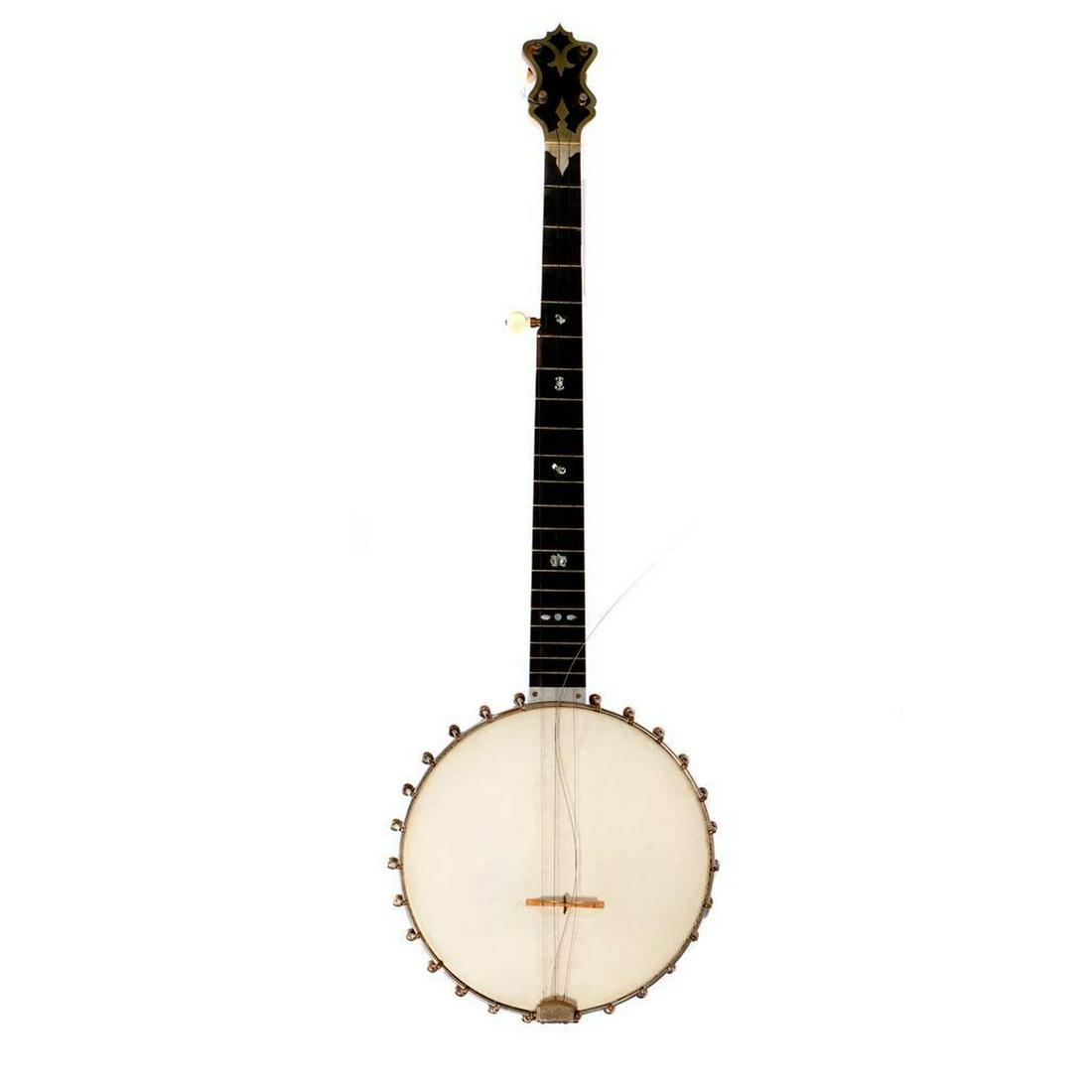 John Wesley 1890s Five-string Banjo. (1 of 5)