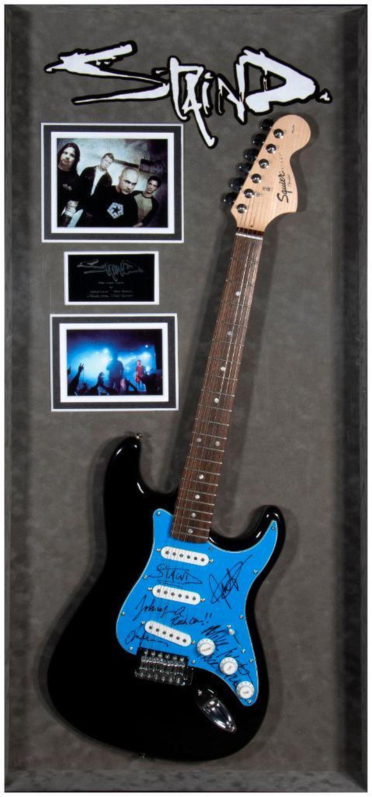 Staind signed guitar. (1 of 6)
